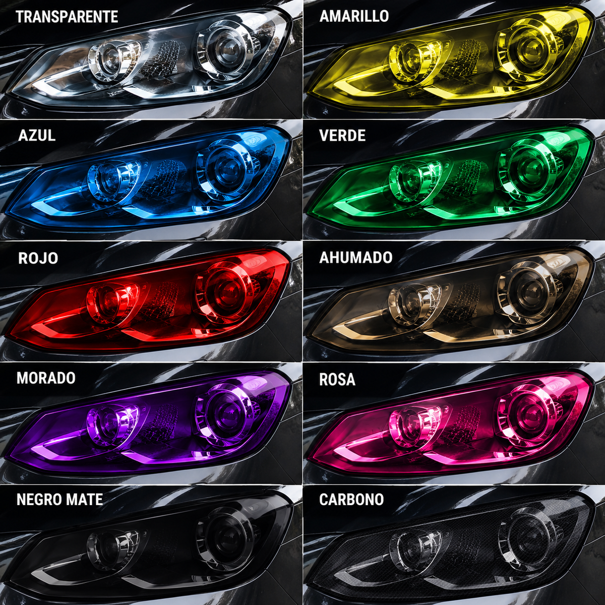 Faro Tintado Premium Resistente UV