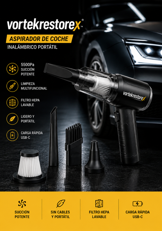 Aspirador inalámbrico portátil Vortek Vac X1™