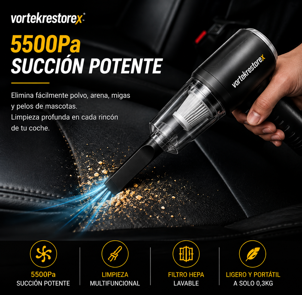 Aspirador inalámbrico portátil Vortek Vac X1™
