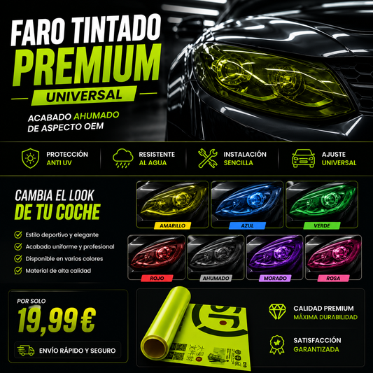Faro Tintado Premium Resistente UV